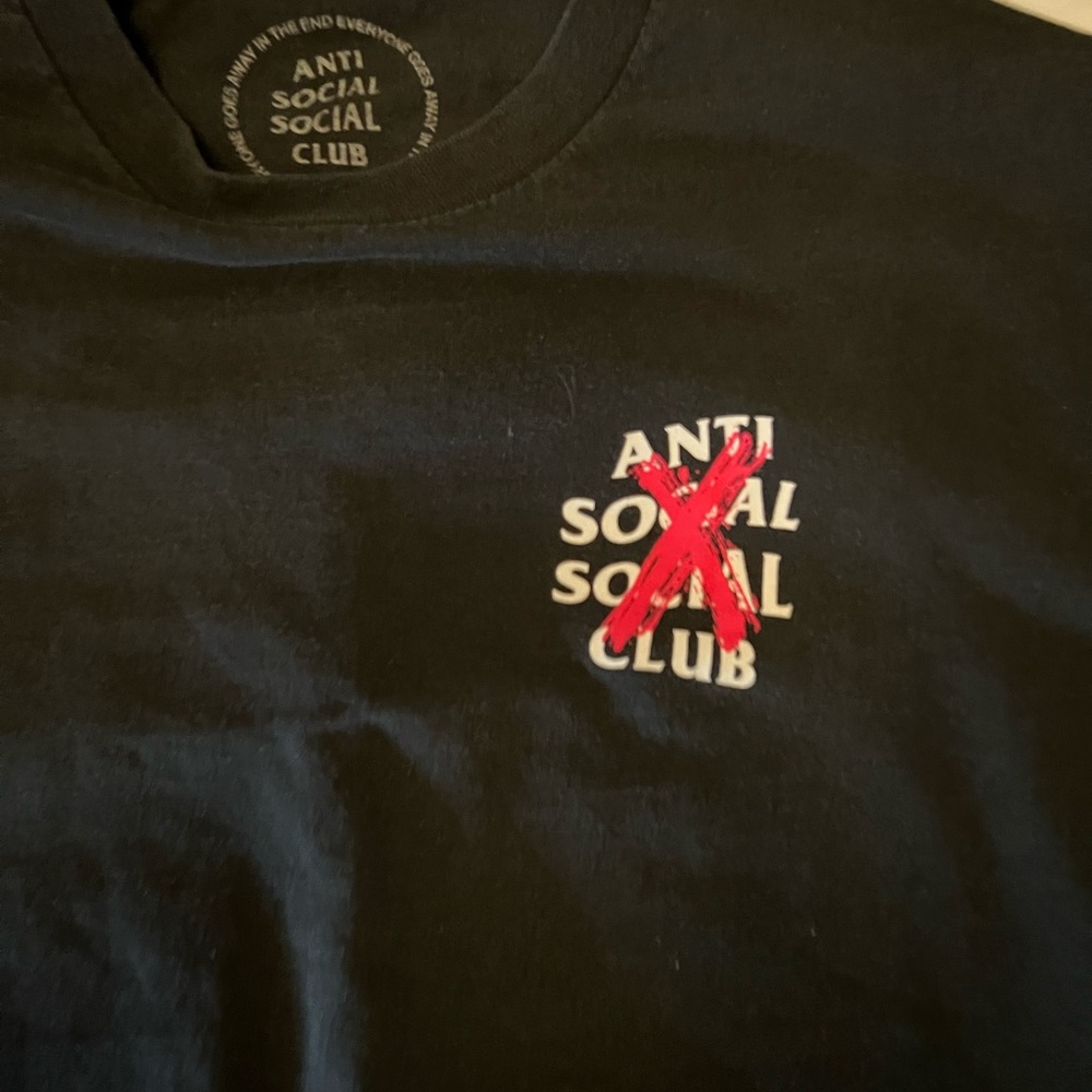Anti social social club short sleeve shirt perfect condition